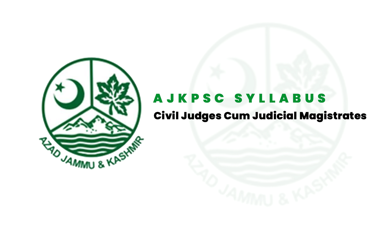 AJKPSC Syllabus for Civil Judges
