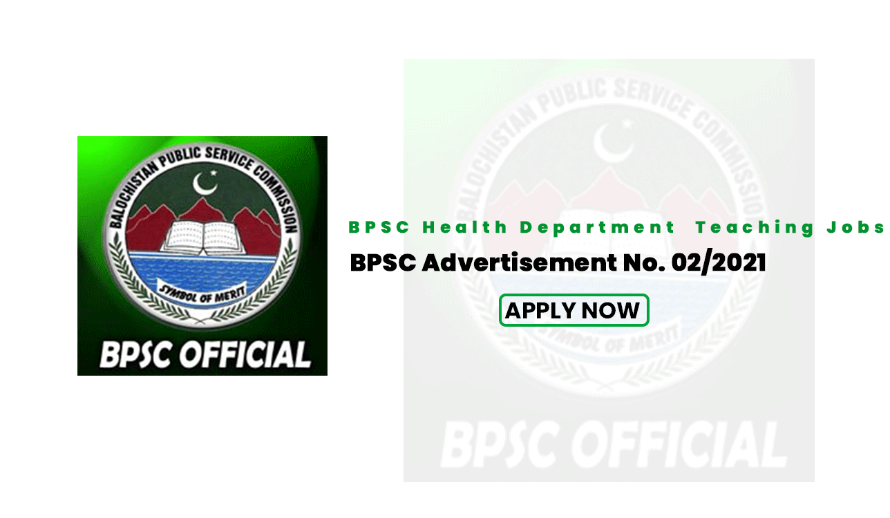 BPSC Health Department Teaching Jobs