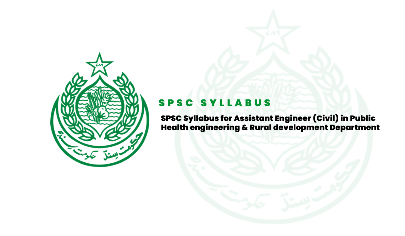 SPSC Syllabus for Assistant Engineer (Civil) in Public Health engineering & Rural development Department